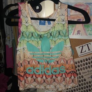 Adidas work out crop top (M)